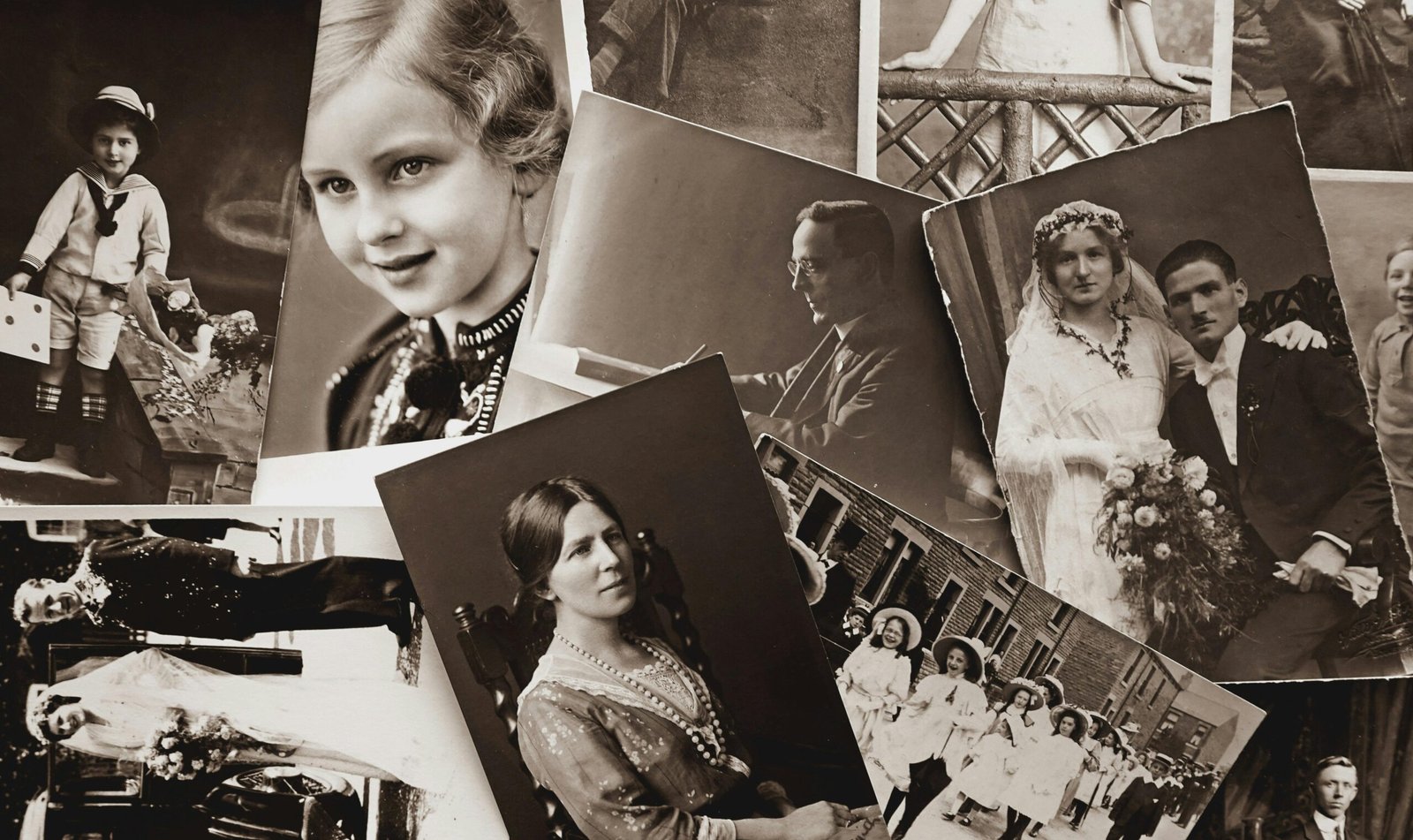 alt="Family history research documents and photographs Australia"