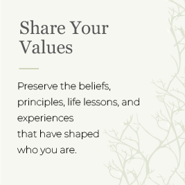 Share your values