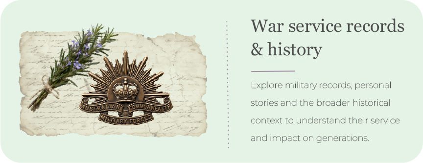 War service records and history